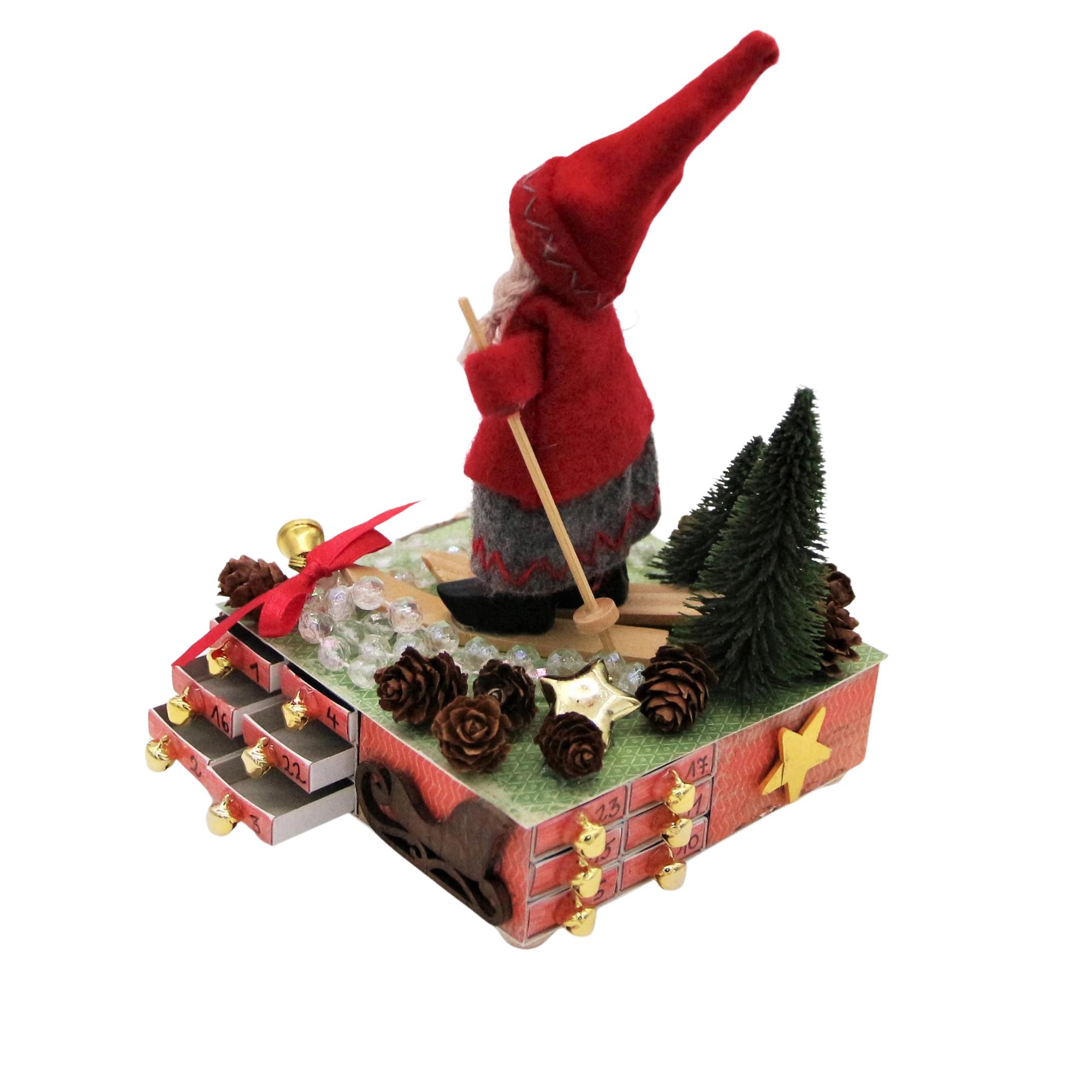 Adventskalender aus 24 Streichholzschachteln Tischdeko zu Weihnachten Adventskalender zum Befüllen Adventsdeko Geschenk Freundin #1108369555