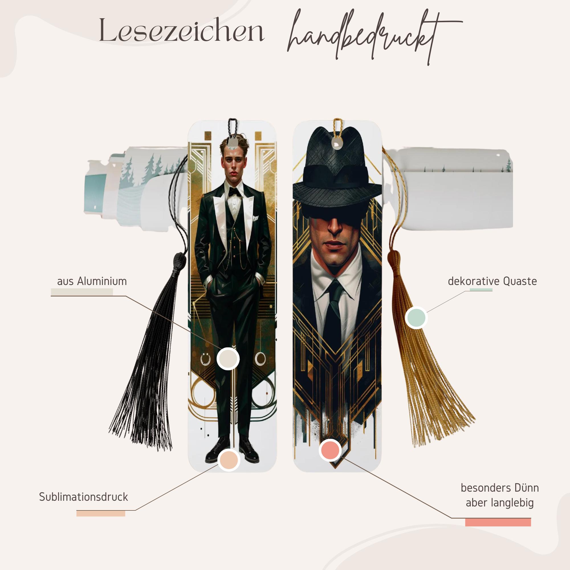 Lesezeichen aus Metall Krimi Geschenk Mann Bücherzeichen Mitbringsel Krimileser Bookmark Gangster - 4 Motive zur Auswahl #LEALU Lesezeichen aus Metall Krimi Geschenk Mann Bücherzeichen Mitbringsel Krimileser Bookmark Gangster - 4 Motive zur Auswahl #LEALU