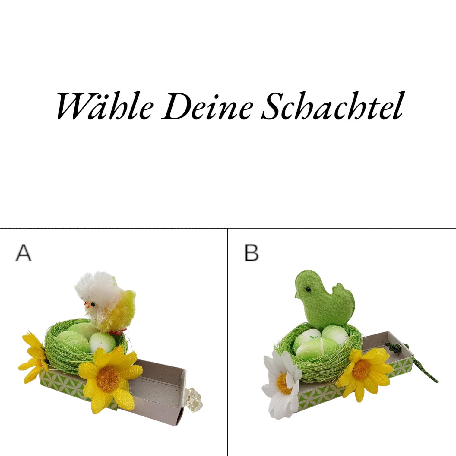Kleine Schachtel Streichholzschachtel Box - Ostern Geschenkebox für Geldgeschenke Gutschein - kleine Kostbarkeiten #1852914535