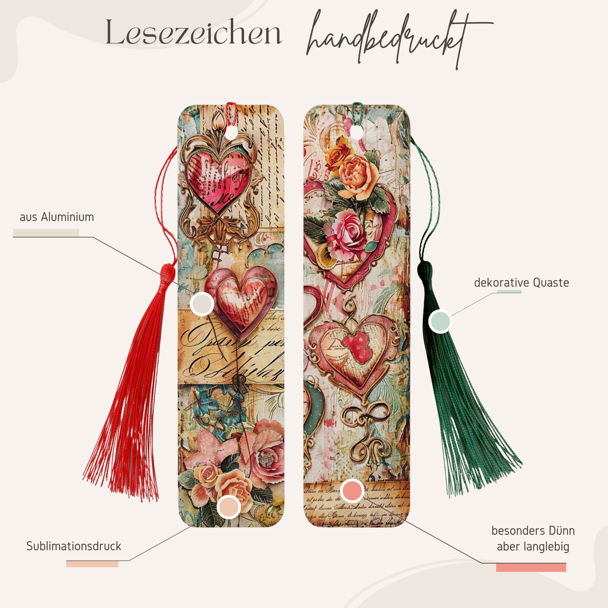 Lesezeichen aus Metall Herzen Geschenk Hochzeit Bücherzeichen Mitbringsel Verlobung Bookmark Nostalgie Love - 3 Motive zur Auswahl #LEALU Lesezeichen aus Metall Herzen Geschenk Hochzeit Bücherzeichen Mitbringsel Verlobung Bookmark Nostalgie Love - 3 Motive zur Auswahl #LEALU