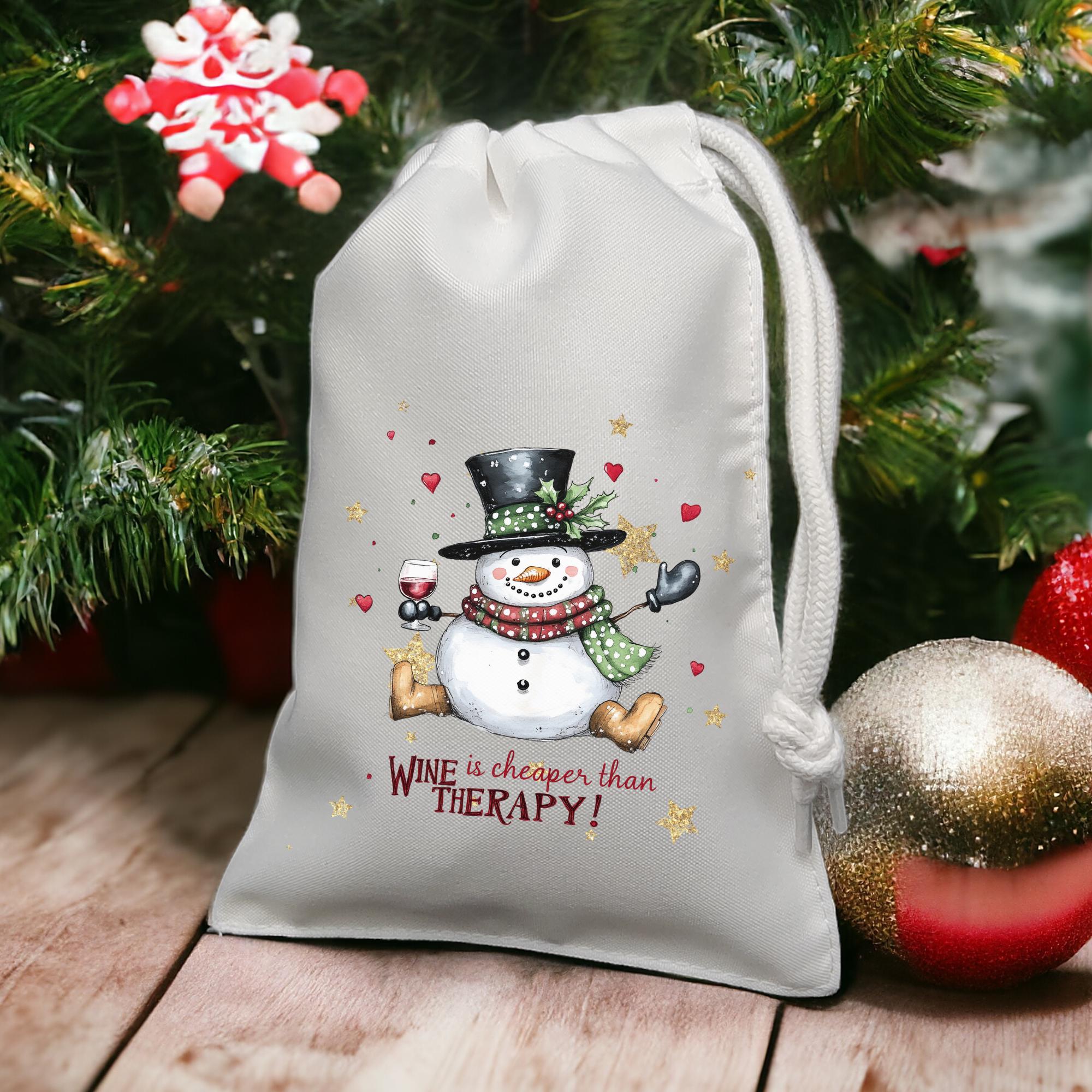 Geschenksäckchen, Weihnachtsgeschenkbeutel, Stoffsäckchen, Stofftasche, Stoffbeutel, Verpackung, Geschenkverpackung  #GSSUB