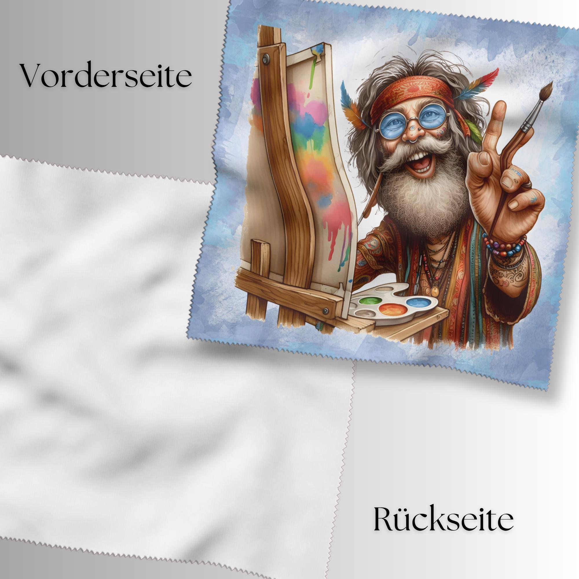 Brillenputztuch Maler bedrucktes Mikrofasertuch für Brillen Displaytuch Sonnenbrille Geschenk Künstler Mitbringsel Opa #BE14