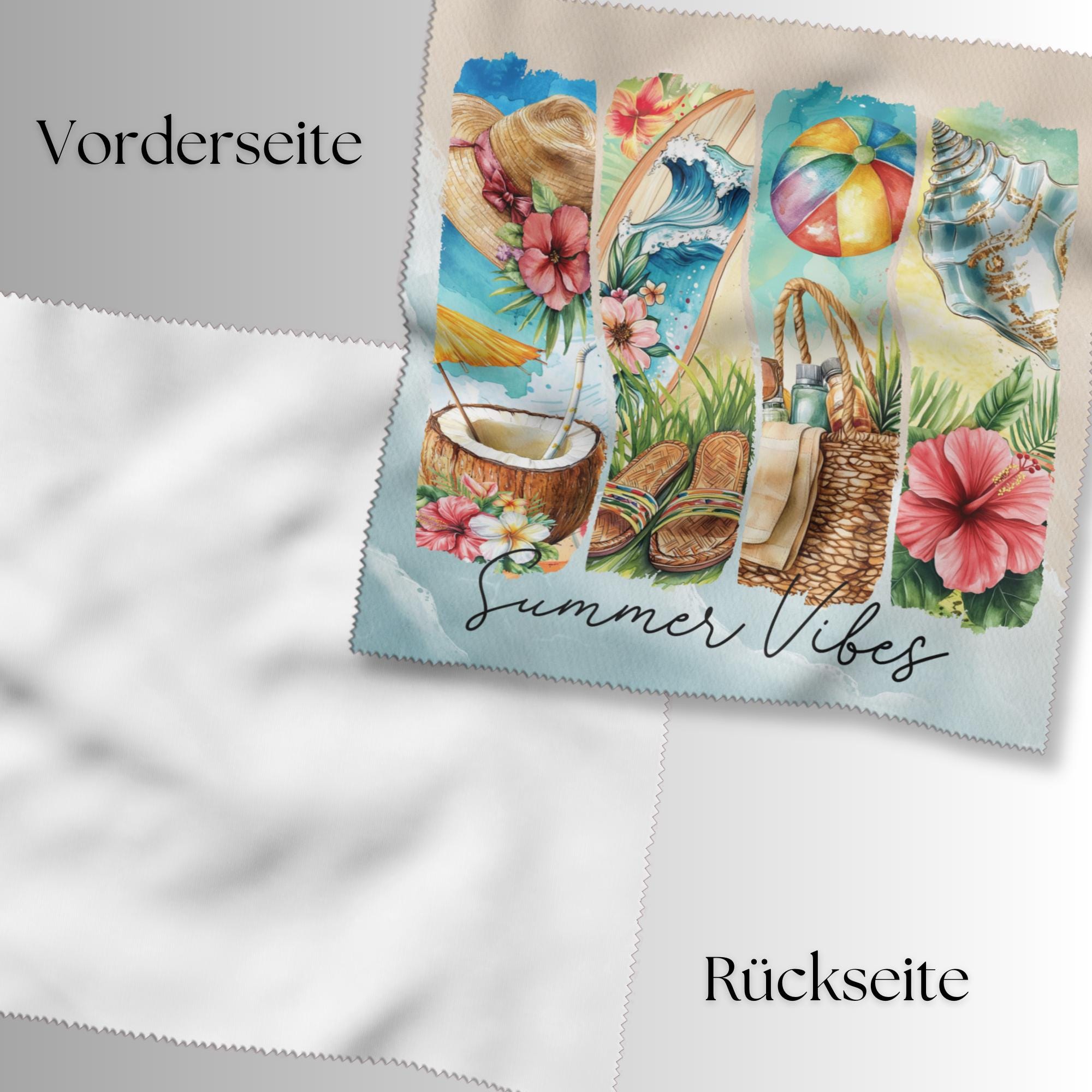 Brillenputztuch Urlaub Strand Reise Geschenk bedrucktes Mikrofasertuch für Brillen Tuch für Displays Handys Objektive #UR21 Brillenputztuch Urlaub Strand Reise Geschenk bedrucktes Mikrofasertuch für Brillen Tuch für Displays Handys Objektive #UR21