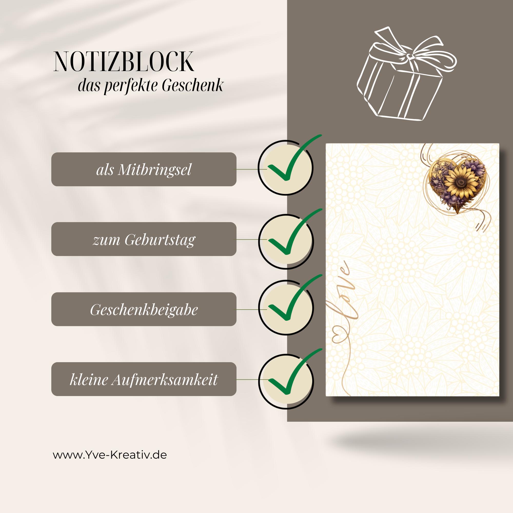 Notizblock Schreibblock 50 Blätter Herz Love A6 Block Zettelblock Abreisblock mit Leimbindung Verlobung Geschenk Freundin #A6K50 Notizblock Schreibblock 50 Blätter Herz Love A6 Block Zettelblock Abreisblock mit Leimbindung Verlobung Geschenk Freundin #A6K50