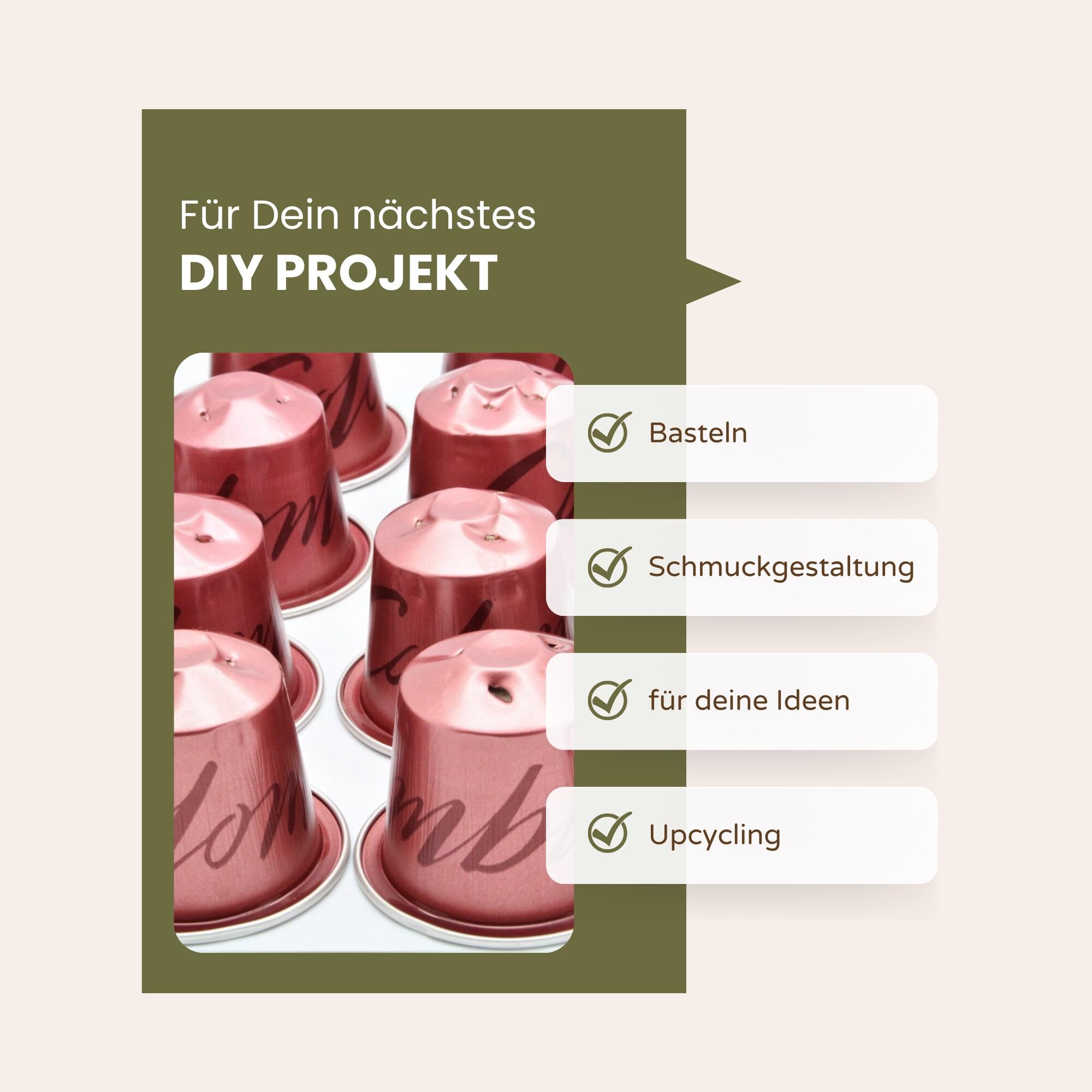10 leere Kaffeekapseln Farbe : alt rosa zum Basteln Gestalten Bastelmaterial DIY Schmuckherstellung Zubehör #KNS 10 leere Kaffeekapseln Farbe : alt rosa zum Basteln Gestalten Bastelmaterial DIY Schmuckherstellung Zubehör #KNS