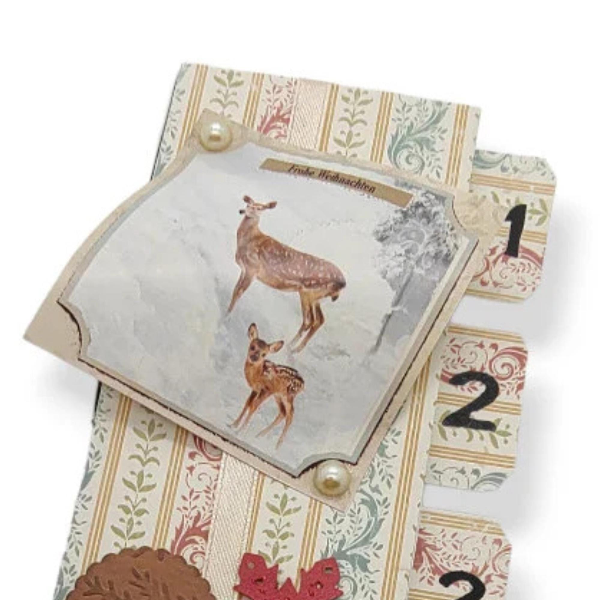Adventskalender zum Befüllen aus 4 Streichholzschachteln Upcycling kleine Adventsgeschenke Geldgeschenk Weihnachten Mitbringsel #613960866
