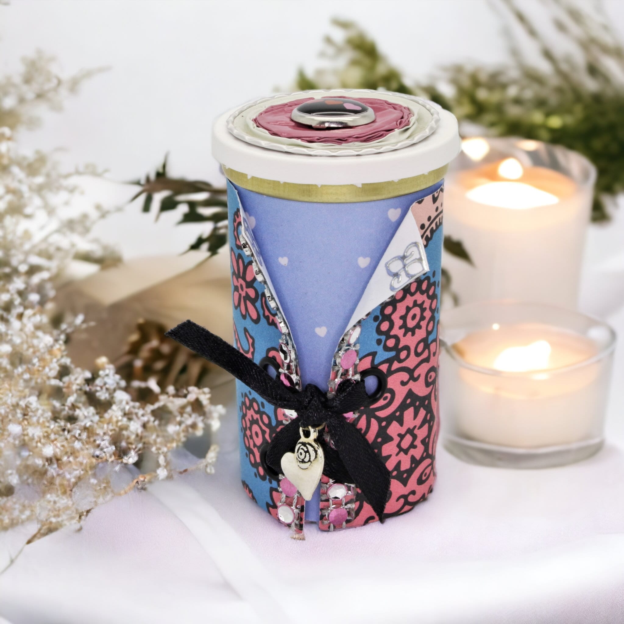 Metall Dose - Döschen / Schachtel / Box - Upcycling für Geldgeschenke Gutscheine Schmuckdöschen