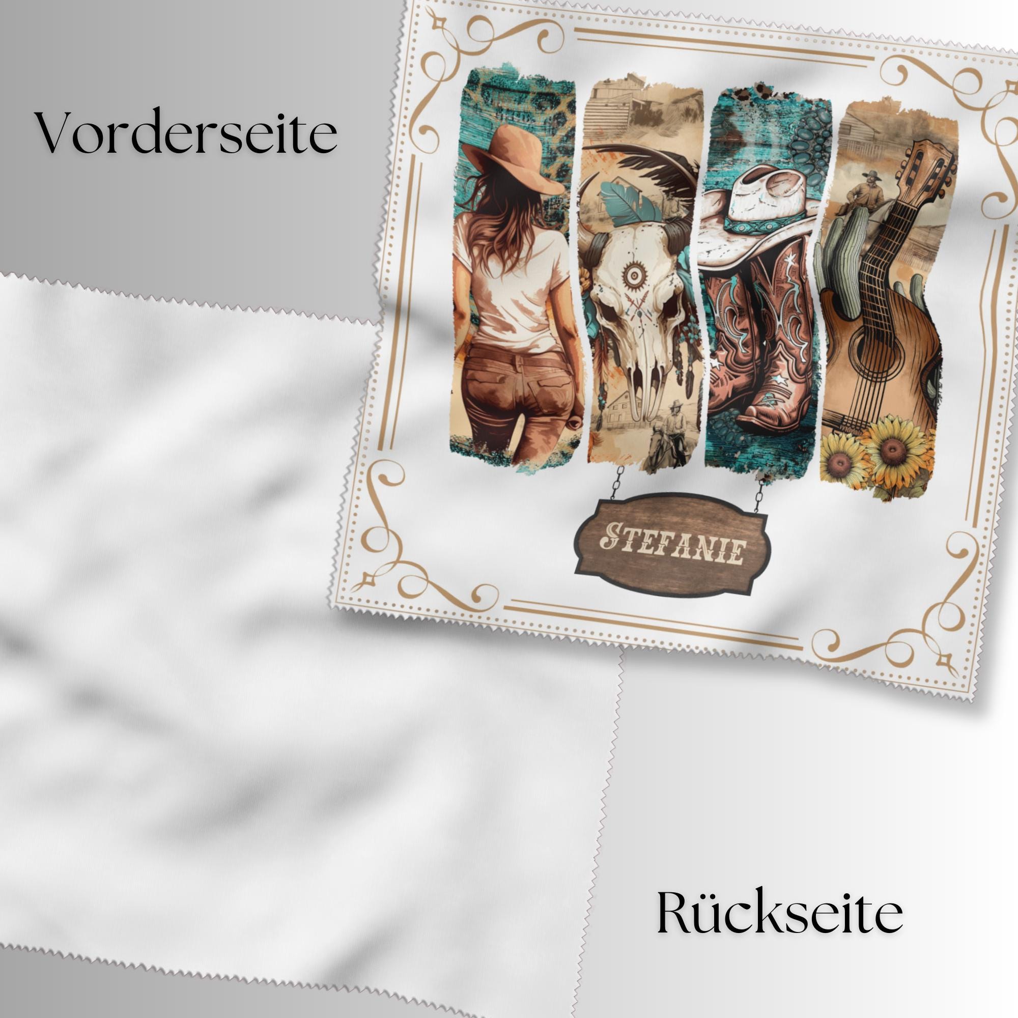 Brillenputztuch mit Namen Geburtstag Geschenk Muttertag Western bedrucktes Mikrofasertuch für Brillen Displays Objektive #AL49P Brillenputztuch mit Namen Geburtstag Geschenk Muttertag Western bedrucktes Mikrofasertuch für Brillen Displays Objektive #AL49P