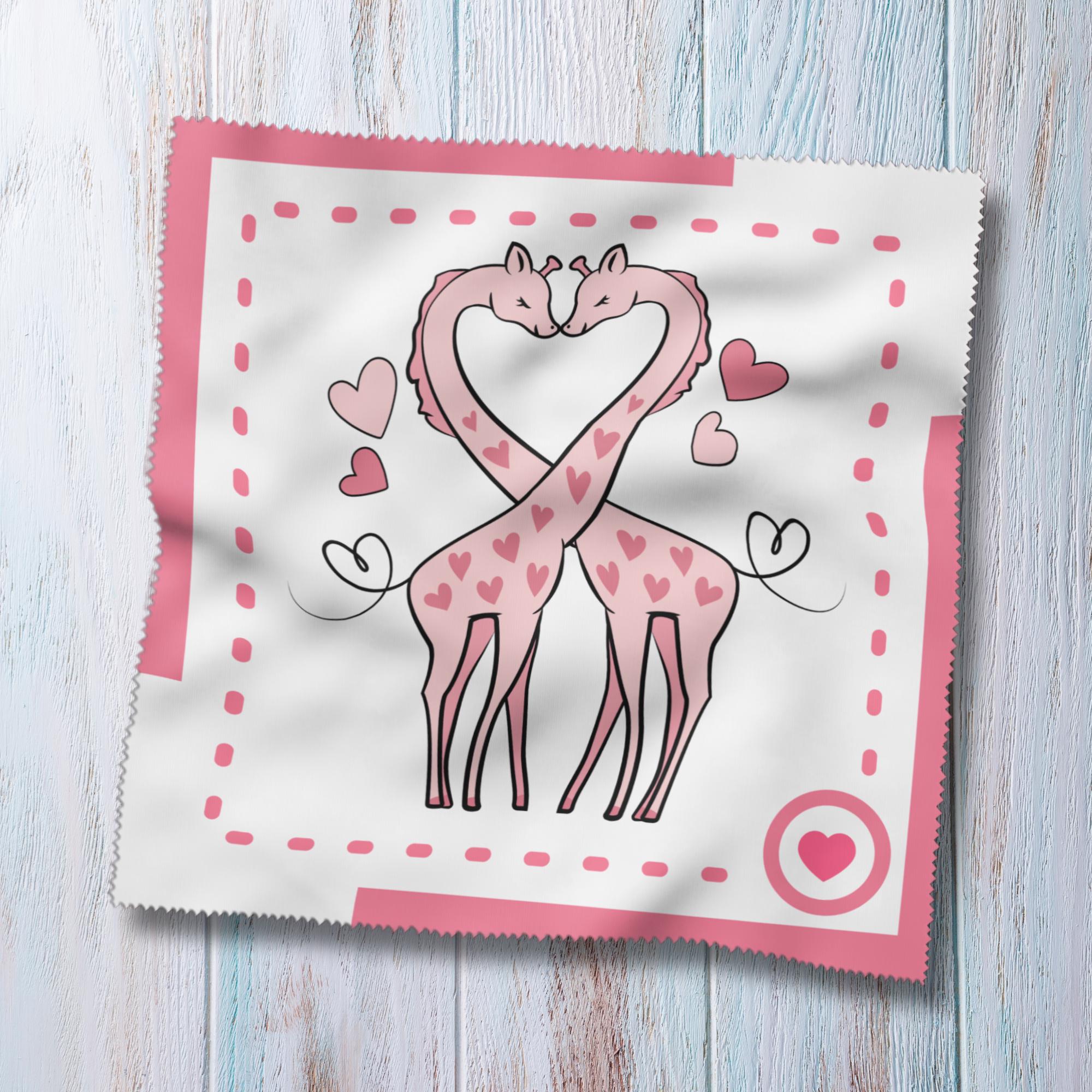 Brillenputztuch Verlobung Geschenk Hochzeit Paar bedrucktes Mikrofasertuch für Brillen Tuch für Displays  #HO13