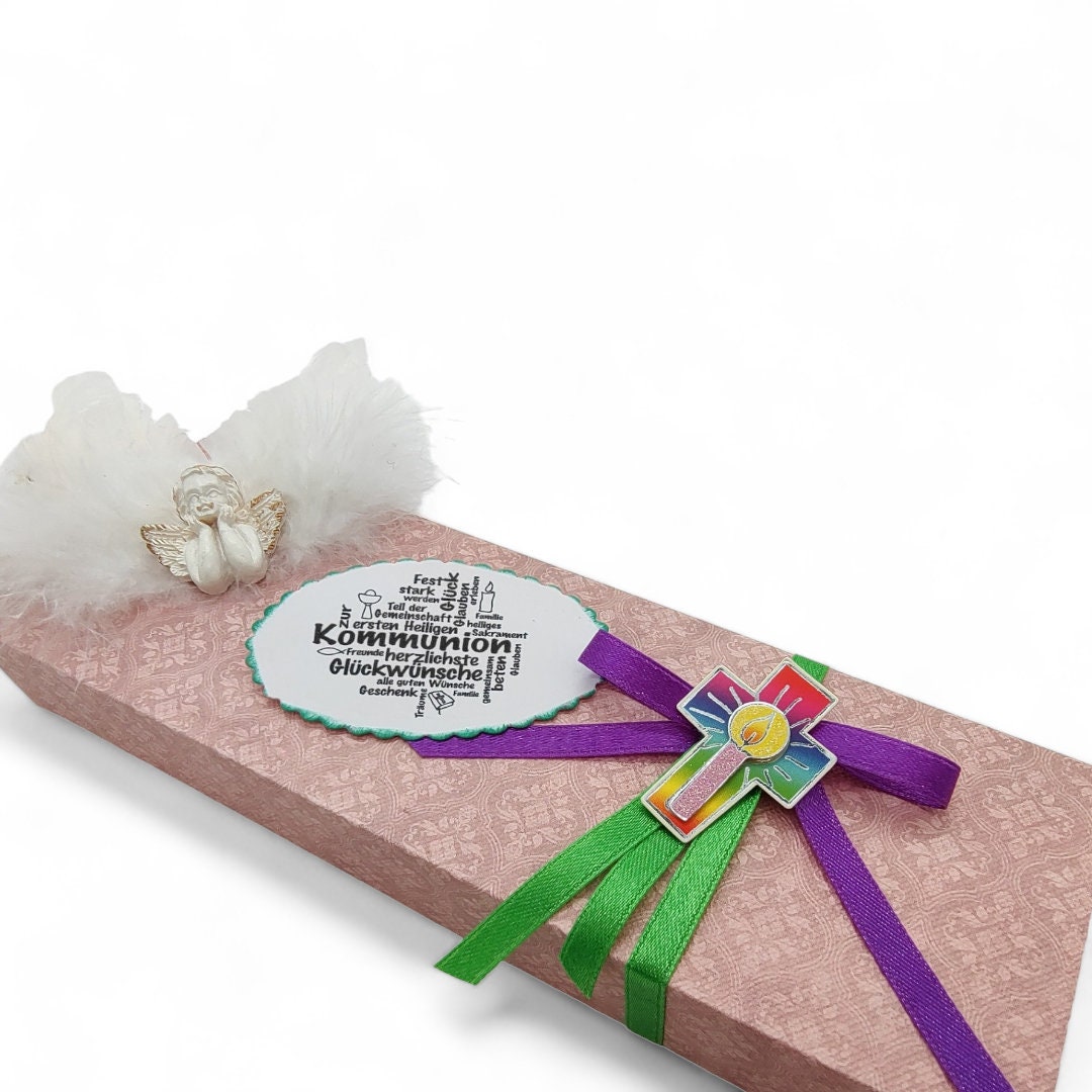 Geschenkschachtel zur Kommunion Geschenkverpackung Geschenkbox #613960558