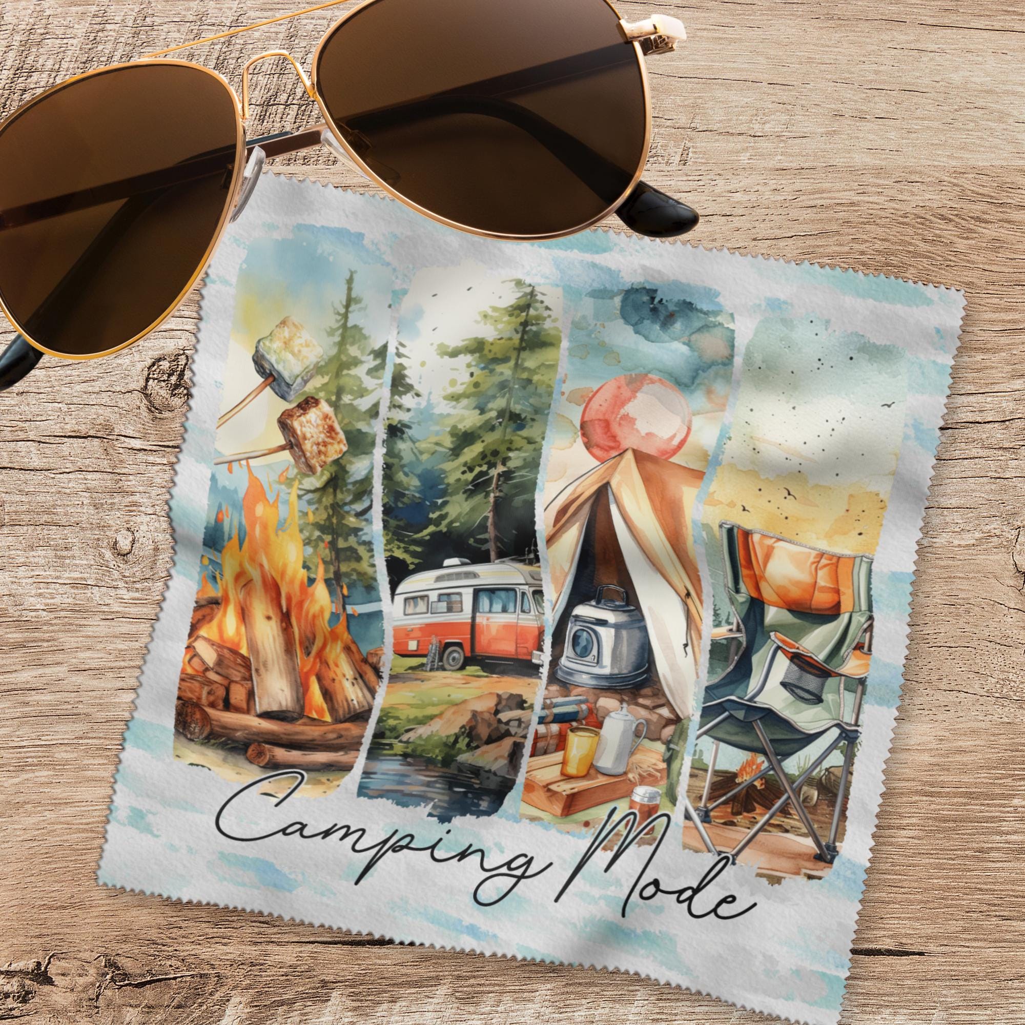 Brillenputztuch Urlaub Camping Zelten Reise Geschenk bedrucktes Mikrofasertuch für Brillen Tuch für Displays Handys Objektive #UR20 Brillenputztuch Urlaub Camping Zelten Reise Geschenk bedrucktes Mikrofasertuch für Brillen Tuch für Displays Handys Objektive #UR20