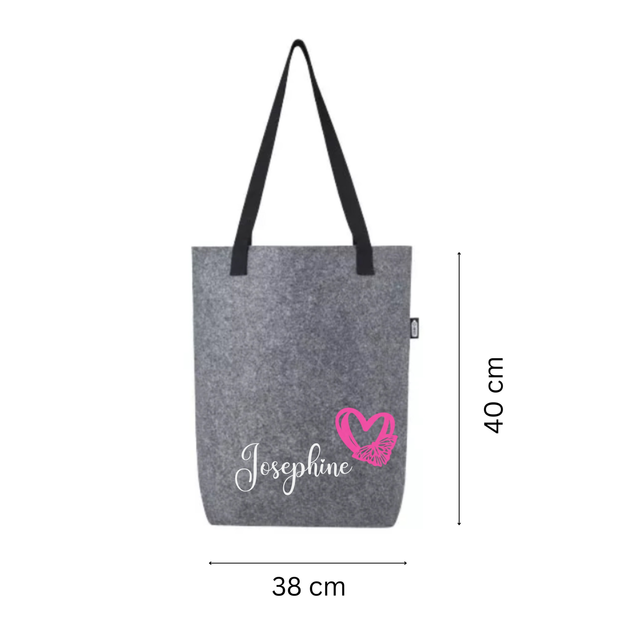 Filztasche Einkaufstasche Tragetasche personalisiert mit NAME als Geschenk zum Muttertag Mitbringsel Geburtstag #TFILGR Filztasche Einkaufstasche Tragetasche personalisiert mit NAME als Geschenk zum Muttertag Mitbringsel Geburtstag #TFILGR