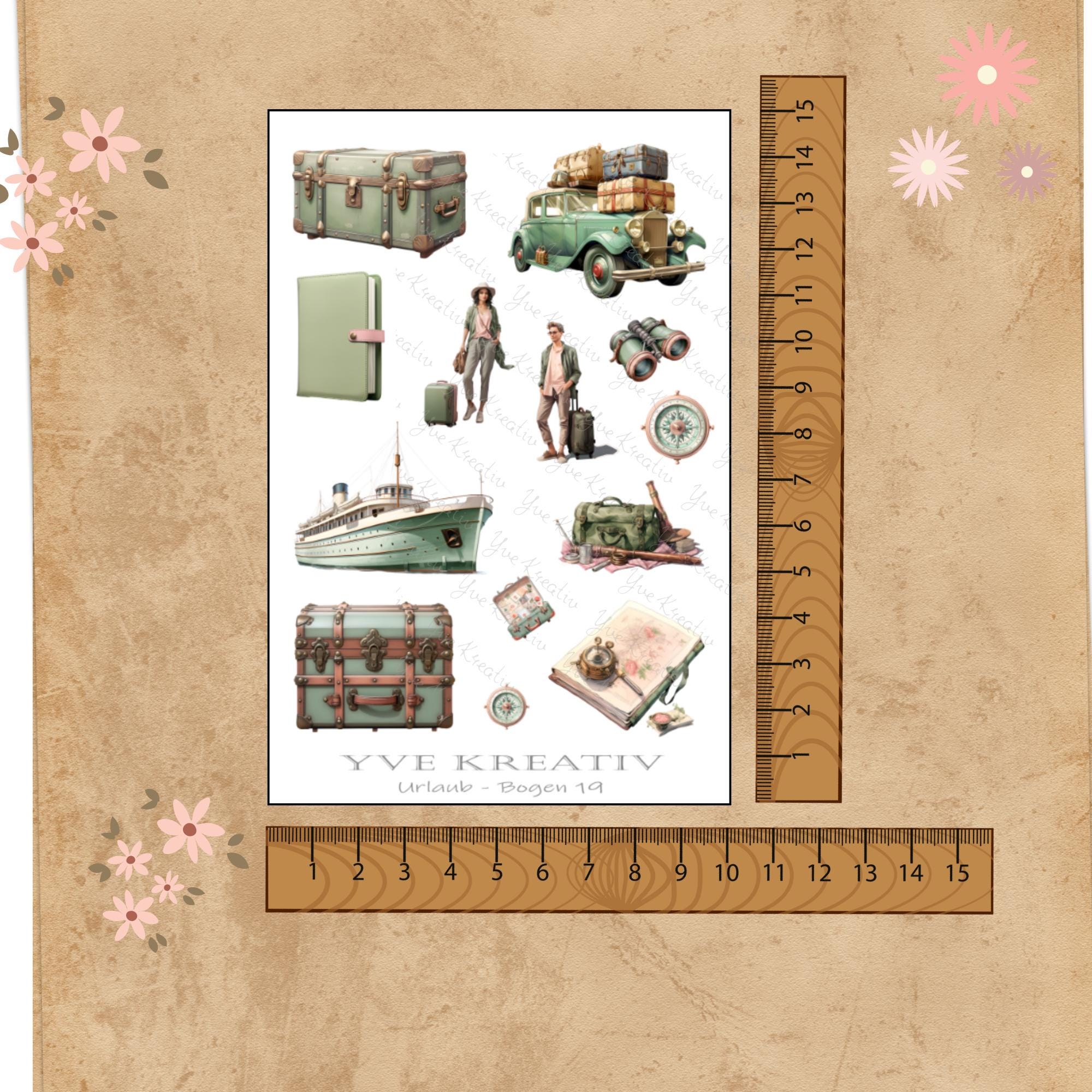 Aufkleber Reise Sticker Urlaub Reisekoffer 3 Stickerbogen zur Auswahl in Weiß - Transparent - Matt - Glanz #SBA6 Aufkleber Reise Sticker Urlaub Reisekoffer 3 Stickerbogen zur Auswahl in Weiß - Transparent - Matt - Glanz #SBA6